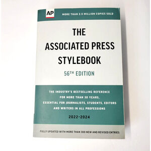 Associated Press Stylebook 56th Edition 2022-2024 AP Writing Reference Paperback